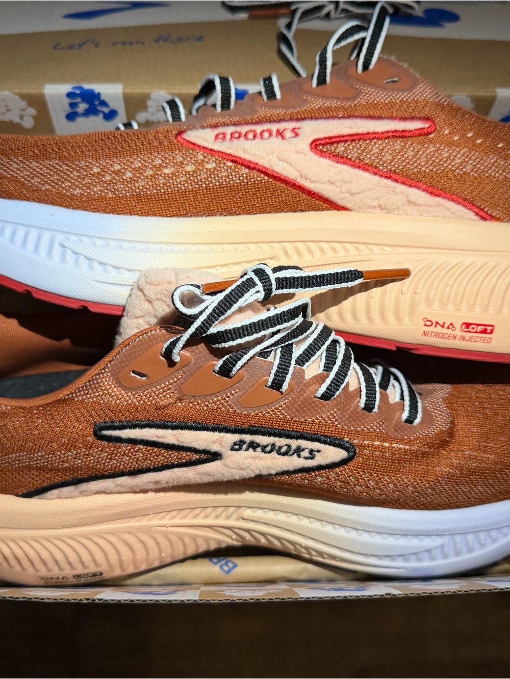Brooks Chip 'n' Dale Running Shoes - Rust & Blush Pink - Picture 4 of 7